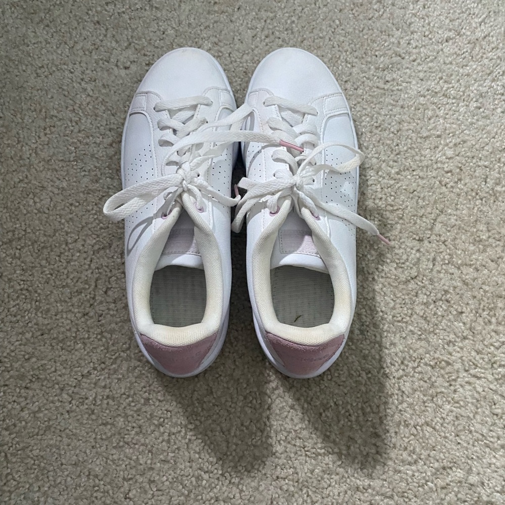 White Adidas Shoes Woman’s 11